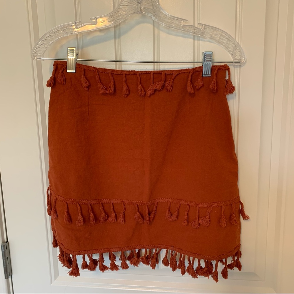 Tassel Mini Skirt